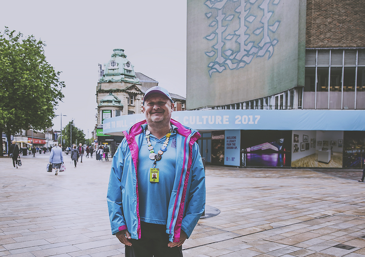 HULL CITY OF CULTURE VOLUNTEER SMILEY AS EVER