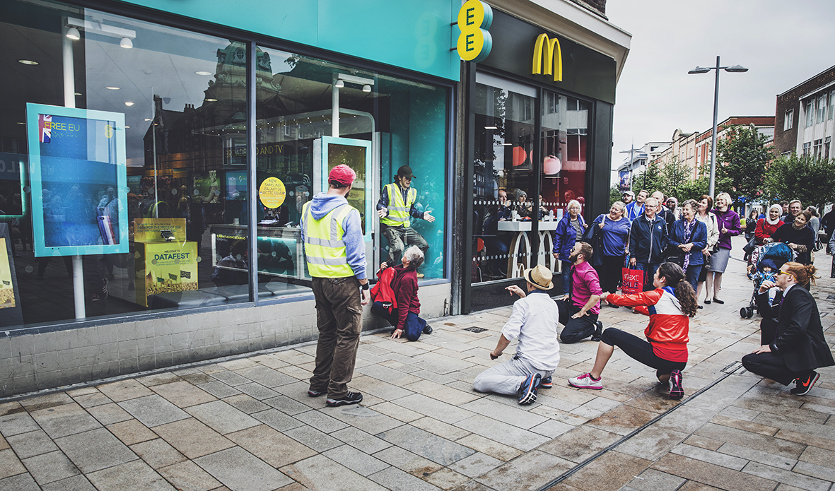 (IN)VISIBLE DANCING PROTEIN DANCE @HULL UK CITY OF CULTURE SURPRISE