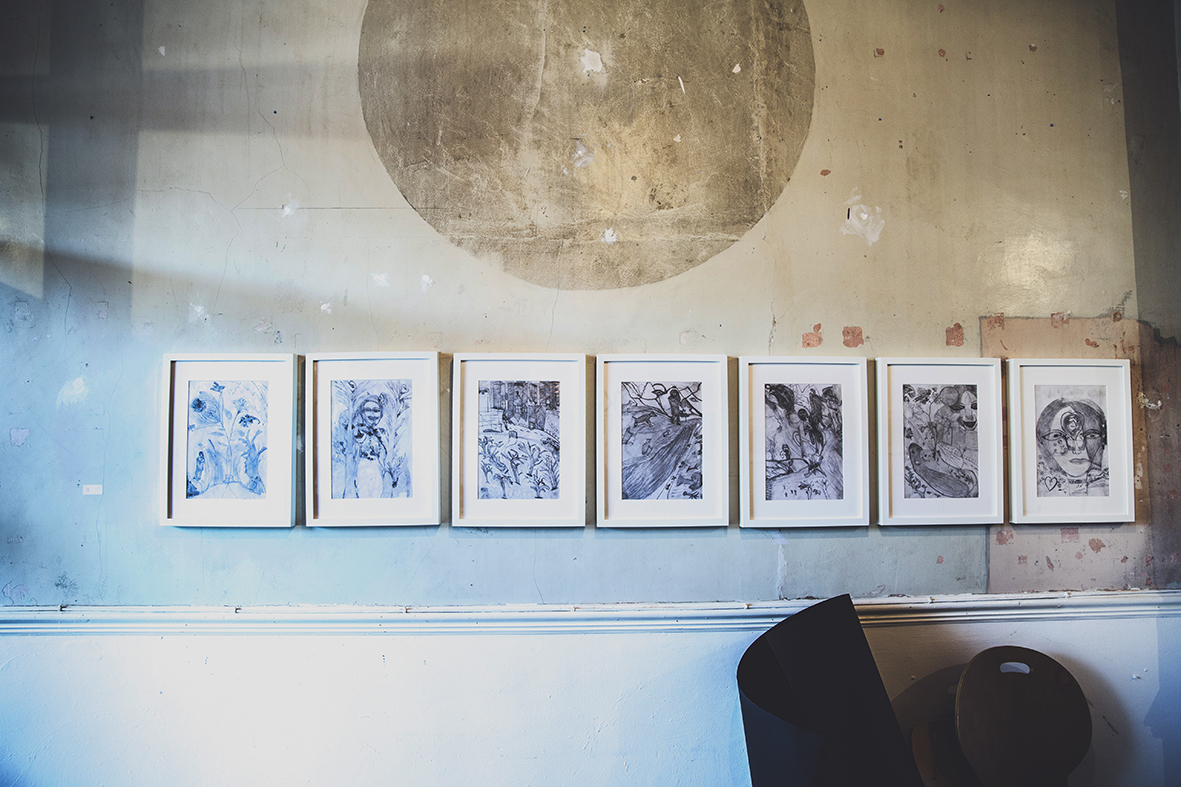 LIFE IN PICTURES BY KAUSAR @GROUND GALLERY DRAWINGS