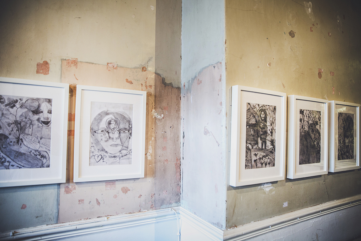 LIFE IN PICTURES BY KAUSAR @GROUND GALLERY DRAWINGS 2