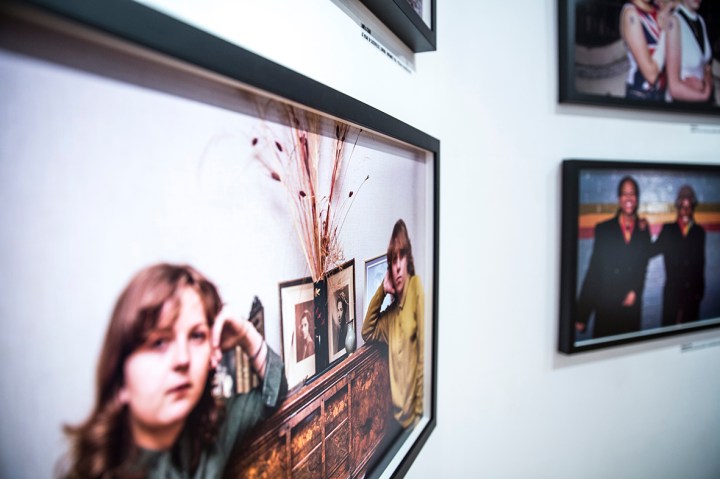 VISIBLE GIRLS: REVISITED by ANITA CORBIN close up with one of the photographs