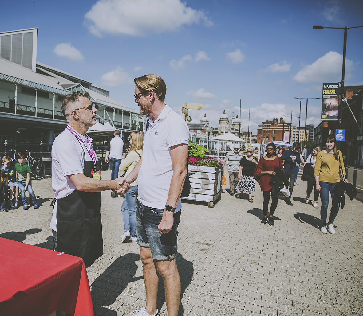 MARTIN GREEN WHILE HAVING SOUP ATSA PRINCESS DOCK STREET FREEDOM FESTIVAL 2017