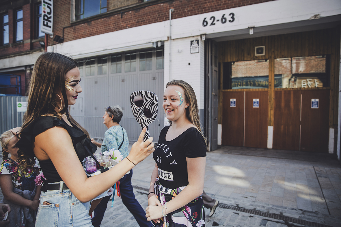 FACE PAINTING 4 U HUMBER STREET FREEDOM FESTIVAL 2017