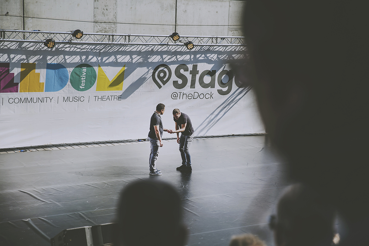 SHOT FROM A DISTANCE MAN AND BEAST  COMPANY CHAMELEON FREEDOM FESTIVAL 2017