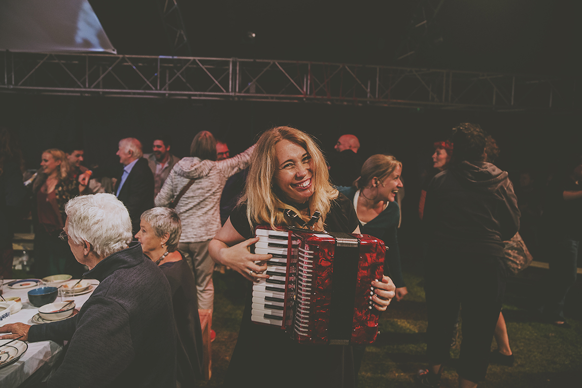 SMILING LADY COUNTING SHEEP REVOLUTION A GUERRILLA FOLK OPERA FREEDOM FESTIVAL 2017