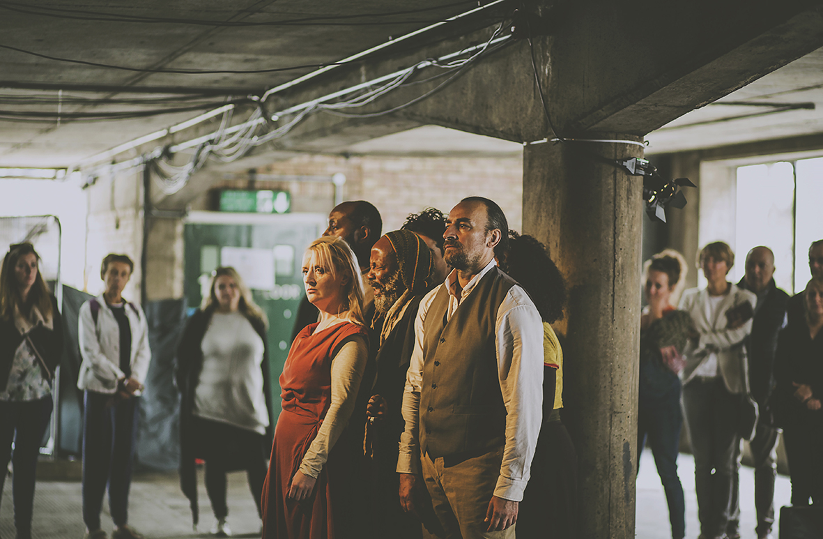 GROUP OF PERFORMERS BRIDGES Y PUENTES THE RAGROOF PLAYERS FREEDOM FESTIVAL 2017